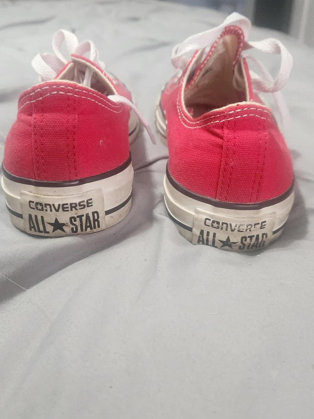 Converse Red Chuck Taylor All Star Low Top Sneakers